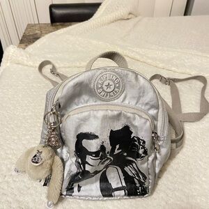 Kipling Star Wars Darth Vader& Stormtrooper Silver Small Backpack with Monkey